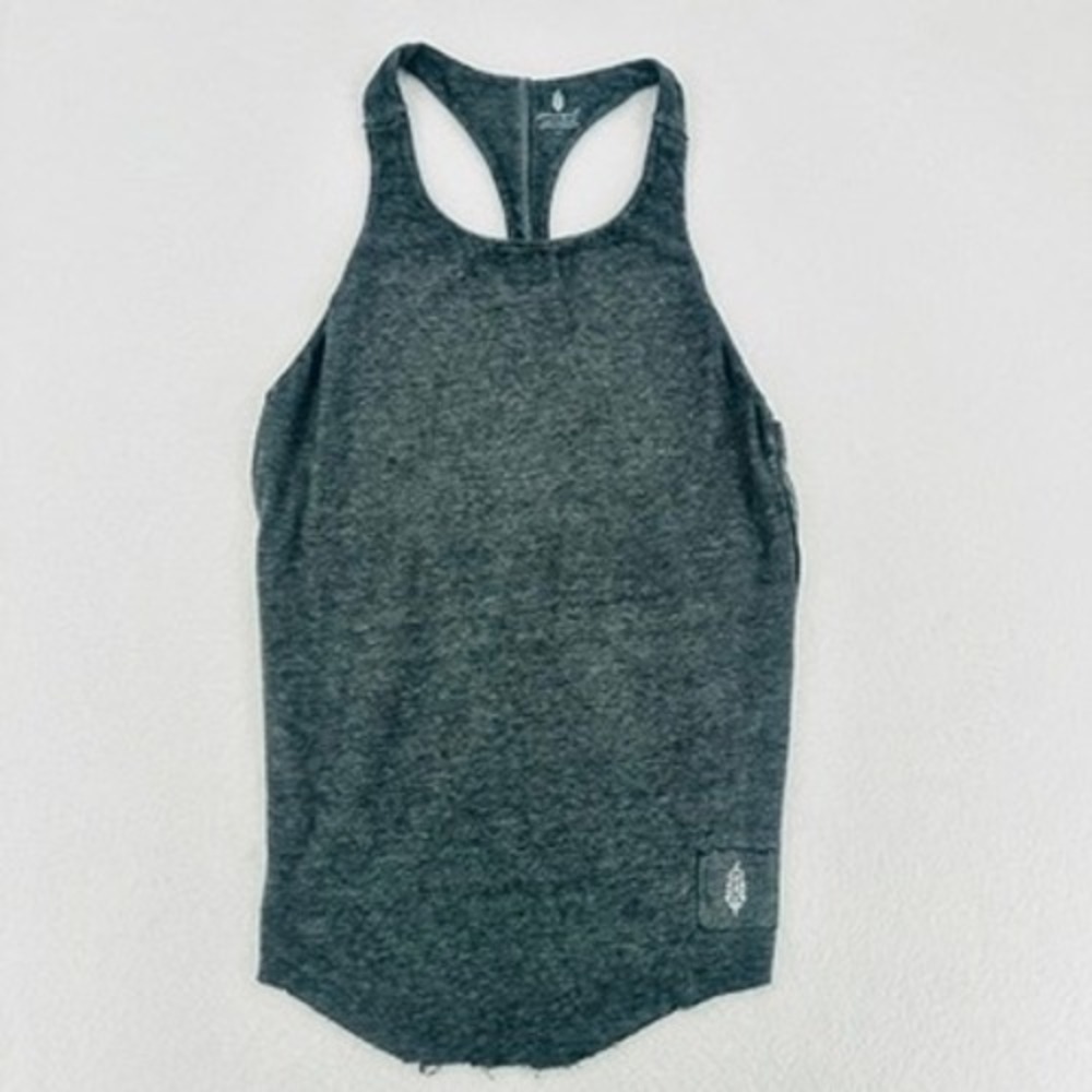 Free People‎ Movement Racerback Tank Gray Small NWOT Active